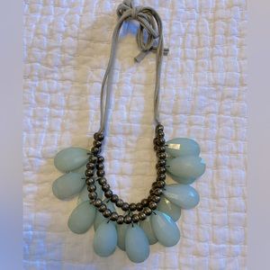 Anthropologie light green necklace. Gently worn; excellent condition.